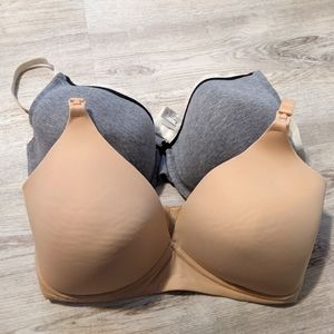 Two 36G Maternity Nursing Bras